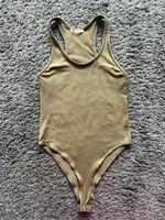 Khakifarbener Body von Zara, Grösse S