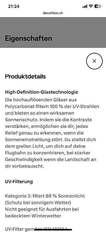 Brillen & Gläser: Rennradbrille, 1x getragen – Neu (gemäss Beschreibung) aus Frauenfeld von chbre 4