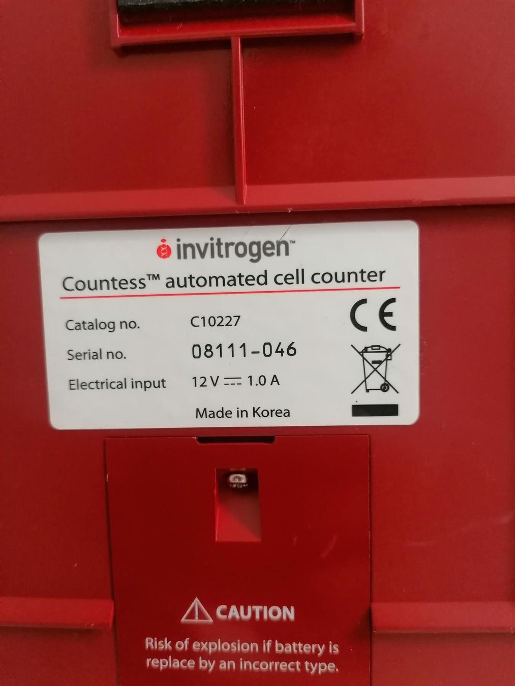 Matériel de laboratoire: INVITROGEN Countess - auto cell counter – D'occasion à Niederdorf par LeptonAG_Labor 5