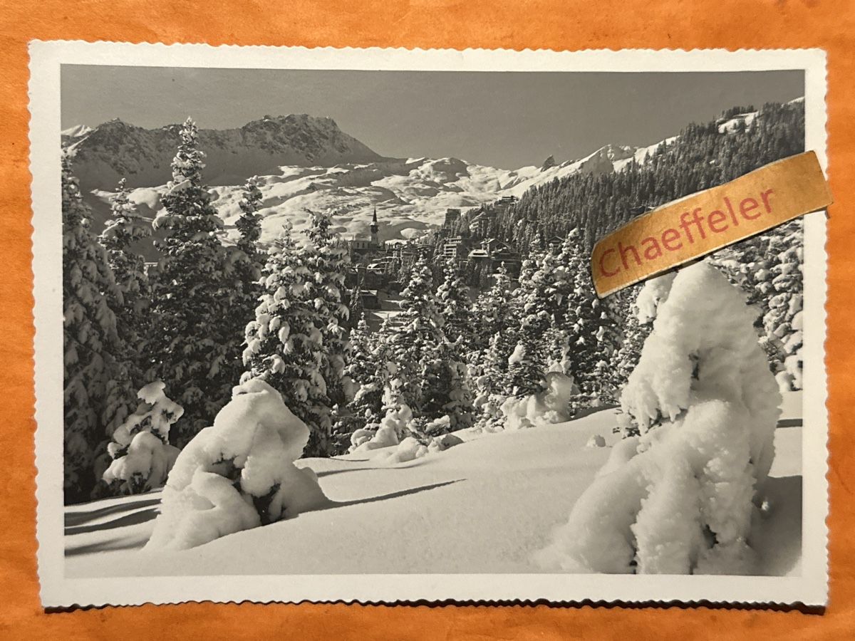 Ansichtskarten: 1941 Arosa Graubünden, Winter – Gebraucht aus Zürich von Chaeffeler