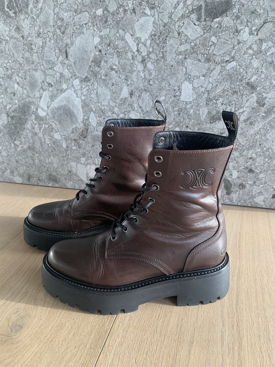 Celine Scarpe da donna: Celine Boots Vintage Brown – Usato da Tuggen venduto da MoBa-Vintage 1