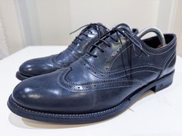 Rischi Brogue Derby Schuhe – Made in Italy – Grösse 41