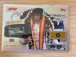Topps Turbo Attax 2026 Signature Style 287 Jackie Stewart