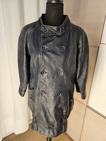 Veste Diesel en cuir véritable  demi-manches, taille M