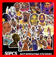 Kobe Bryant Basketball 24 Los Angeles NBA 50 Stk Stickerset
