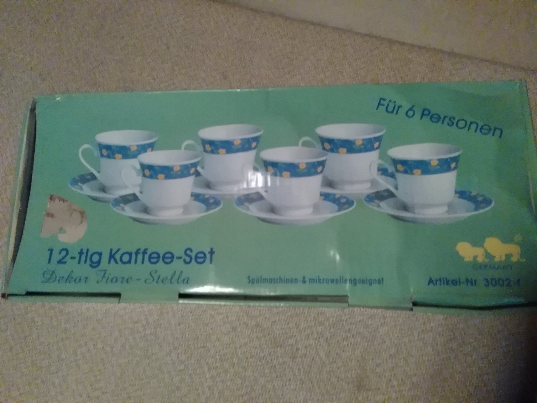 Tassen: Kaffee-Set, 12-teilig – Gebraucht aus Neuenhof von elRey123 1