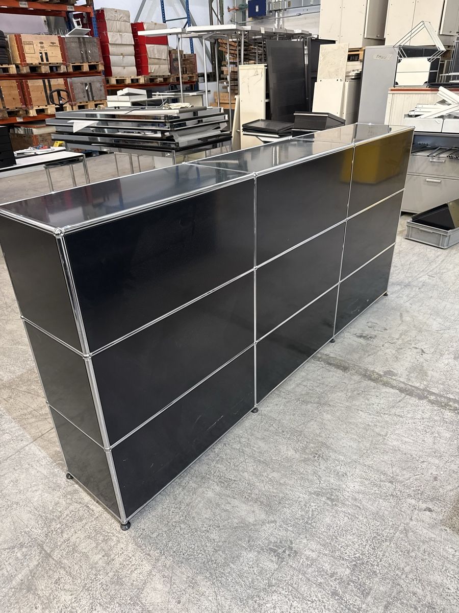 USM Regale: USM Haller Sideboard 3x3 Graphitschwarz Q2 – Gebraucht aus Balsthal von Designhaus.Schmitt 2