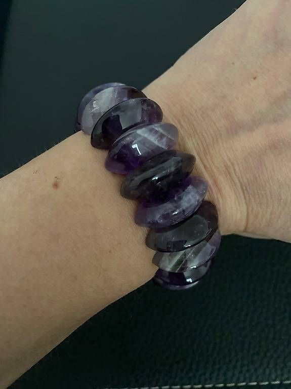 Bracciali & Braccialetti: Massives Amethyst Armband - neu – Nuovo e nell'imballaggio originale da Wollerau venduto da luxury_82 1