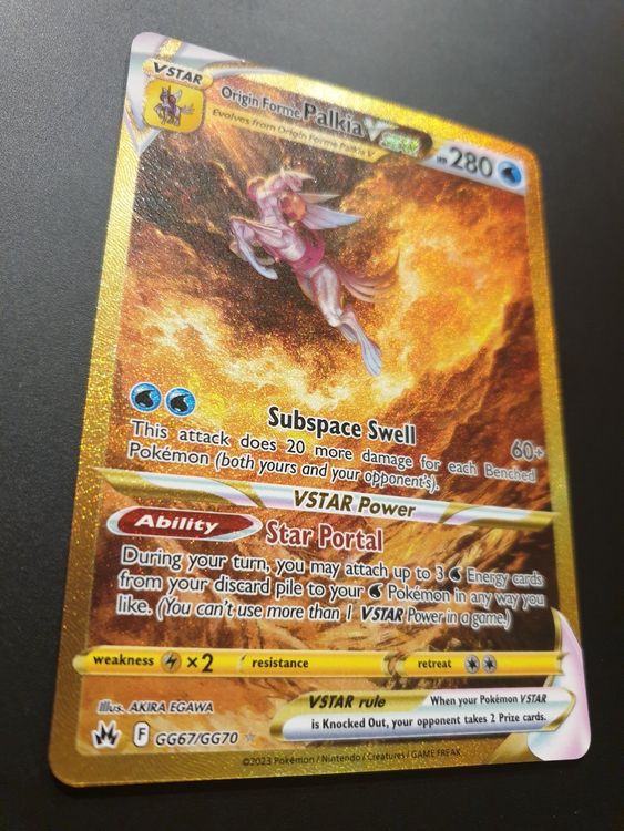💥ORIGIN FORME PALKIA VSTAR GOLD GG67/GG70 * NM * Fr. 1.-💥 | Kaufen auf ...
