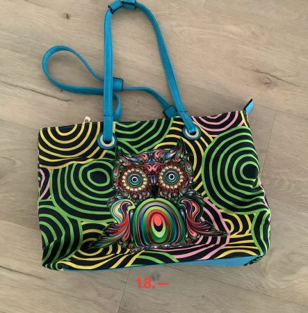Sommertasche mit Eulenmotiv