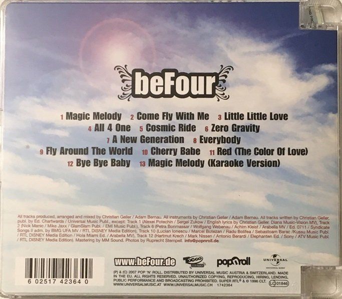 CD: beFour – All4One – Usato da Grüningen venduto da azulverde 1