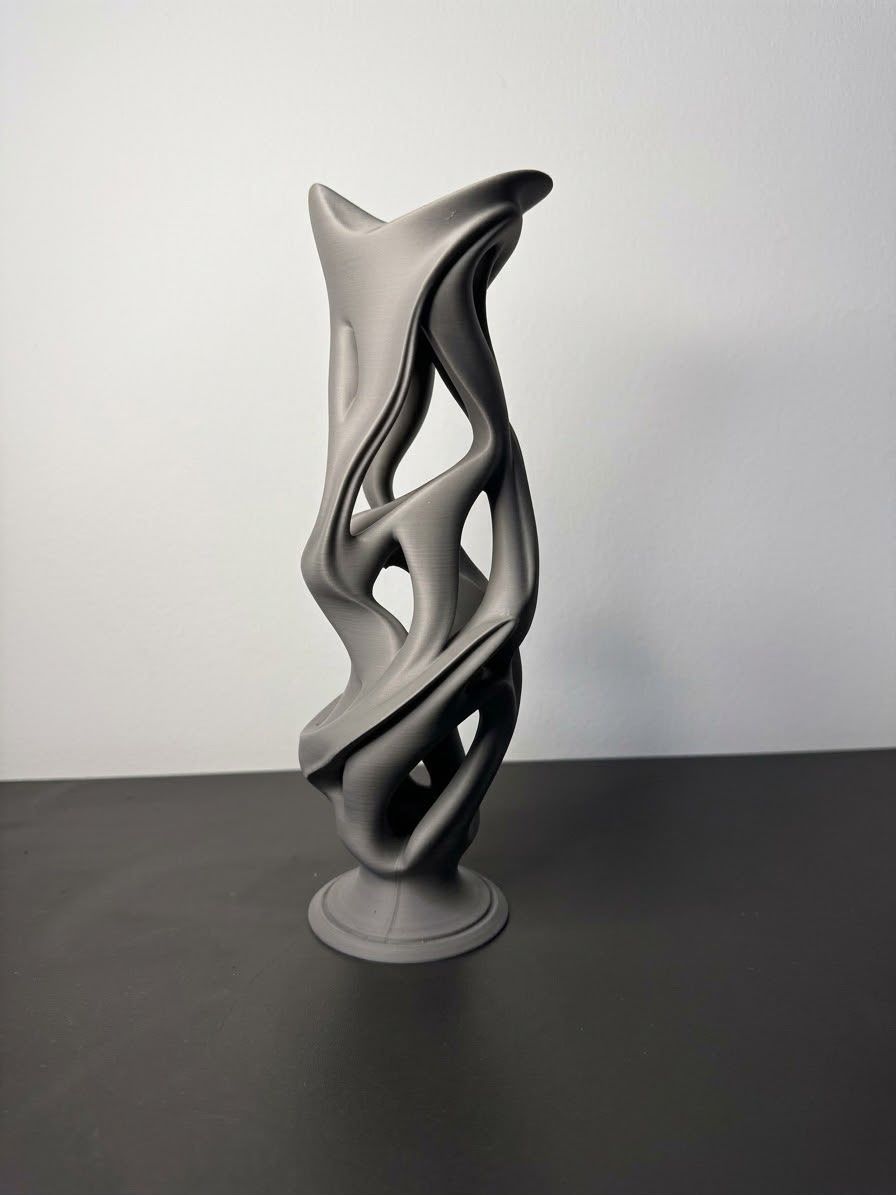 Vase & Récipients: Vase Design Abstrait 3D Gris / GRATIS VERSAND  – Neuf avec emballage d'origine à Genève par Versa3D.ch 2