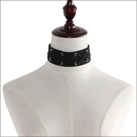 NEUES Chocker Halsband schwarz mit Nieten - 224086