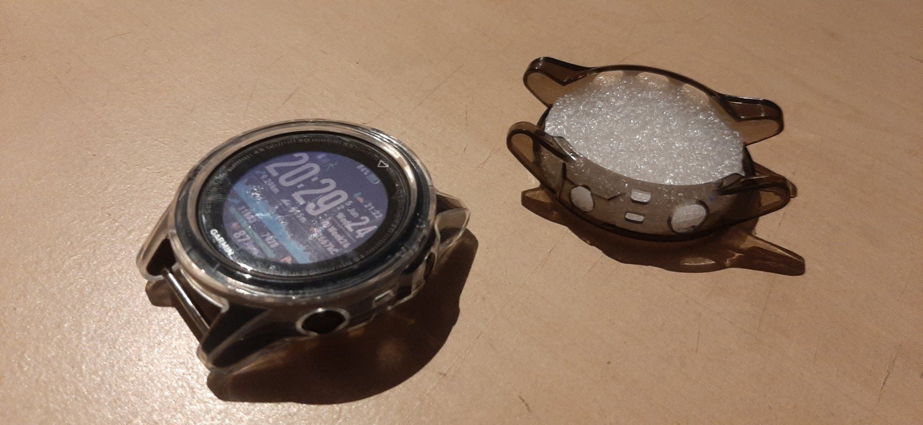 Fenix Smartwatch: Garmin Fenix 5 TPU Schutz Fall Abdeckung Transparent – Nuovo (secondo la descrizione) da Schönengrund venduto da VwRacer01 3