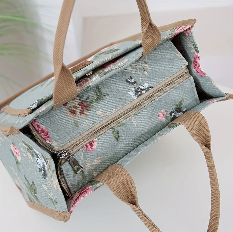 Borse: Bento-Tasche mit Blumendruck – Nuovo e nell'imballaggio originale da Wagenhausen venduto da Kahlen 1