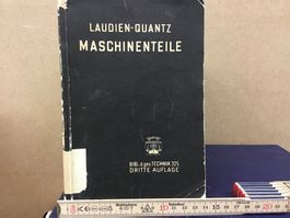 Laudien-Quantz Maschinenteile, Auflage 3, Jahrgang 1938!