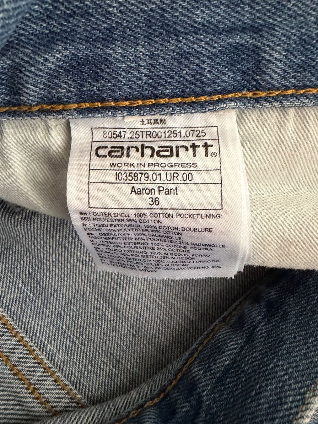 Carhartt Jeans: Aaron Pant Carhartt (W36) – Gebraucht aus Delémont von noe_2dvd 3