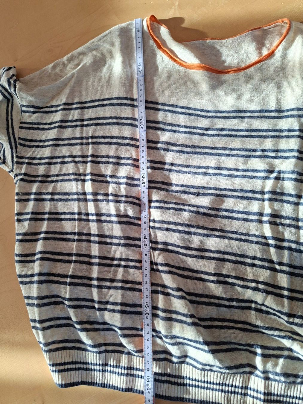 Nile Pullover & Sweatshirts: Nile gestreifter Leinenpullover, Grösse XL – Gebraucht aus Goldach von Pw1427 3