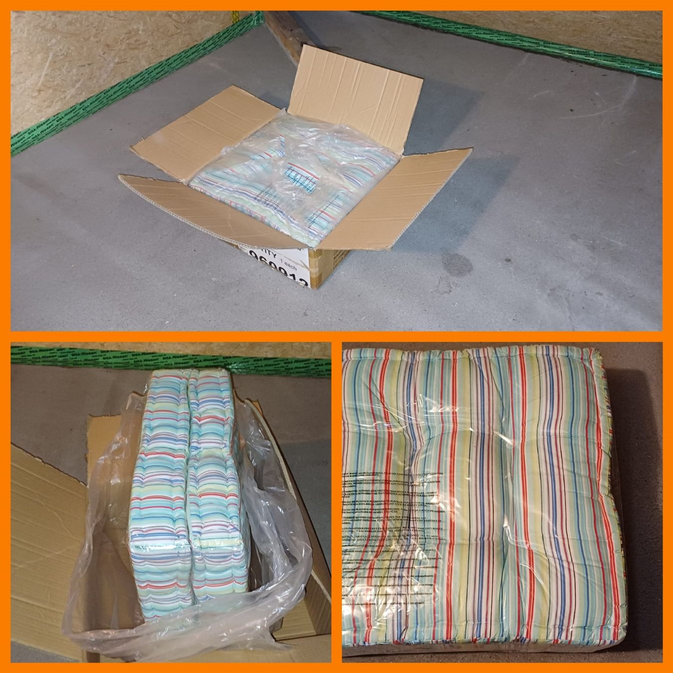 Cuscini: Coussin Longe palettes/set à 2 Pce.oder Perfekt zum Sitzen! – Nuovo e nell'imballaggio originale da Payerne venduto da jea_m6nb 9