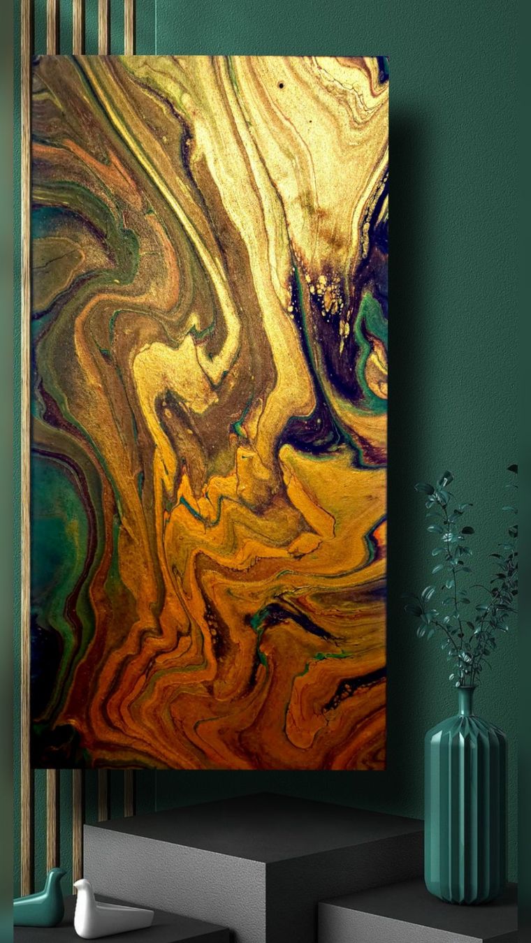 Gemälde: Unikat von mir gemalt 80x40 cm - classy - – Gebraucht aus Zürich von Melossoap 1