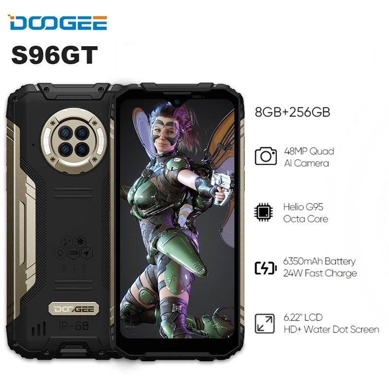 Handys / Smartphones: DOOGEE S96 GT 6.2'' Android 12 8GB+256GB Robustes Telefon – Neu und originalverpackt aus Malans GR von BUYBEST-Schweiz