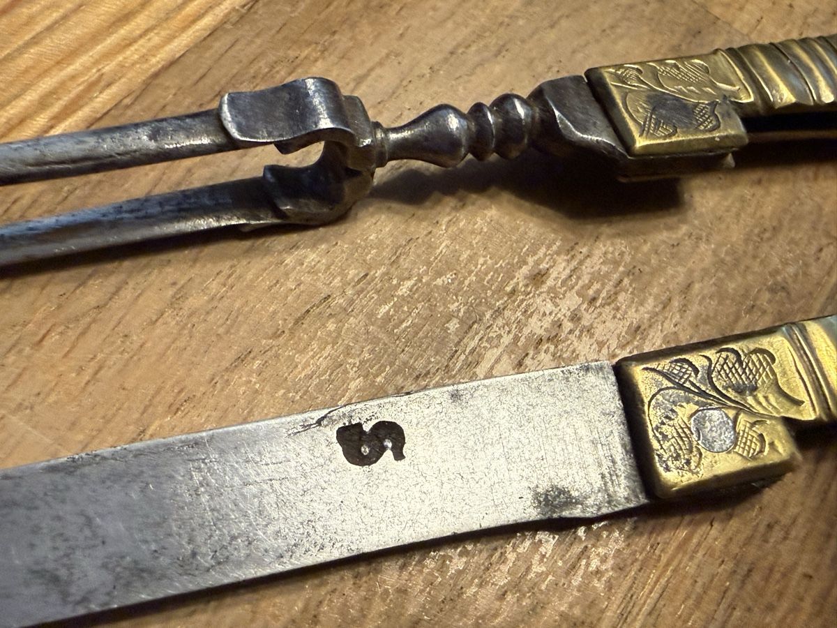Coltelli tascabile: Antikes Messer & Gabel Set Museale Taschenmesser – Usato da Goldach venduto da Messerguru 4