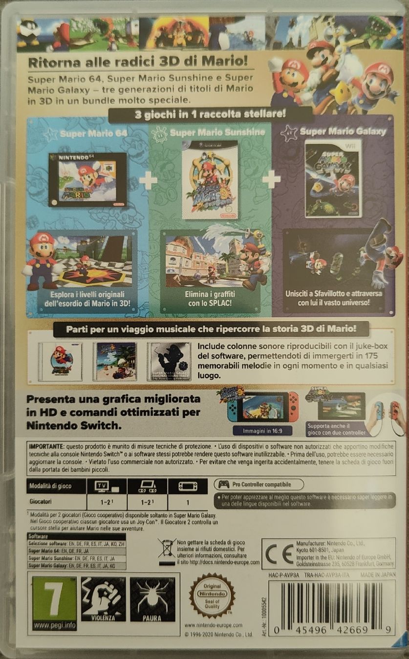 Nintendo Jeux: Nintendo Switch Super Mario 3D All-Stars – D'occasion à Trachslau par fusake.ch 1