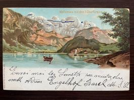 BERGGESICHTER Wallensee mit den 7 Churfürsten, 1898