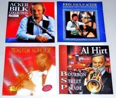 CD: collection 4CD's - Acker Bilk, Al Hirt, Walter Scholz, – Usato da Unterbäch venduto da xazuq