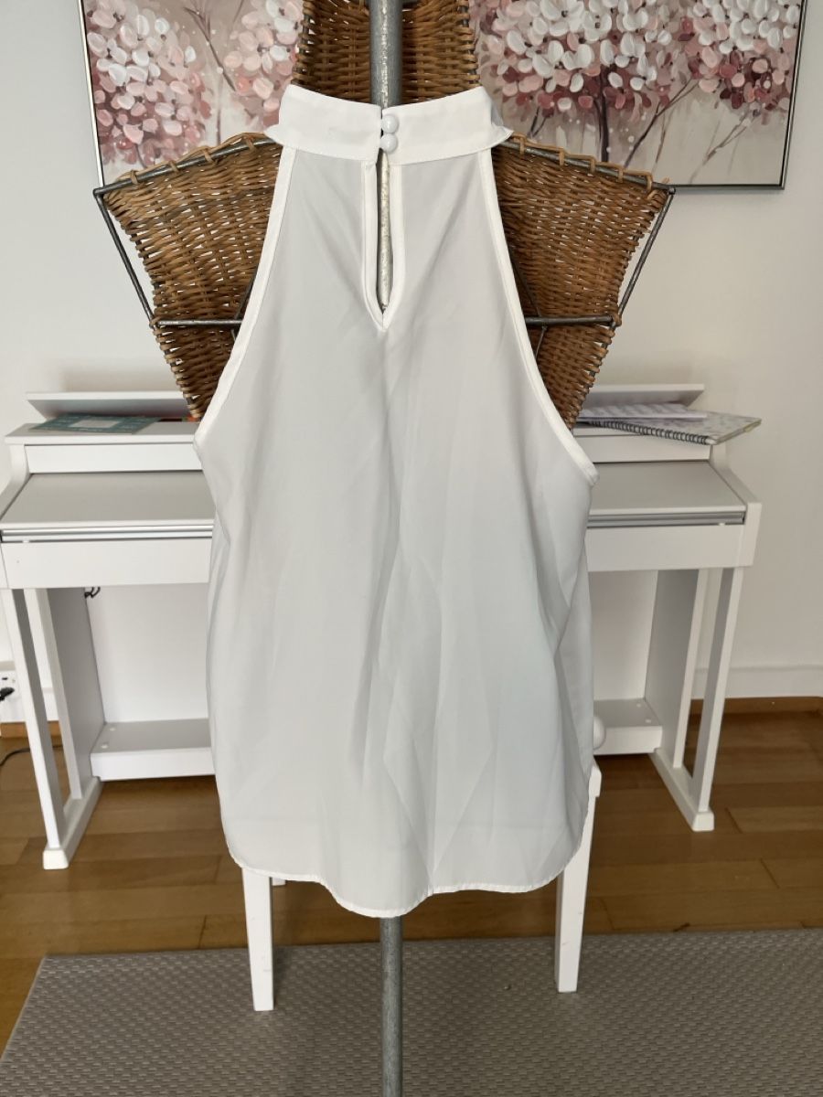 Tops: Neckholdertop, weiss, M – Gebraucht aus Solothurn von Bobesch08 3