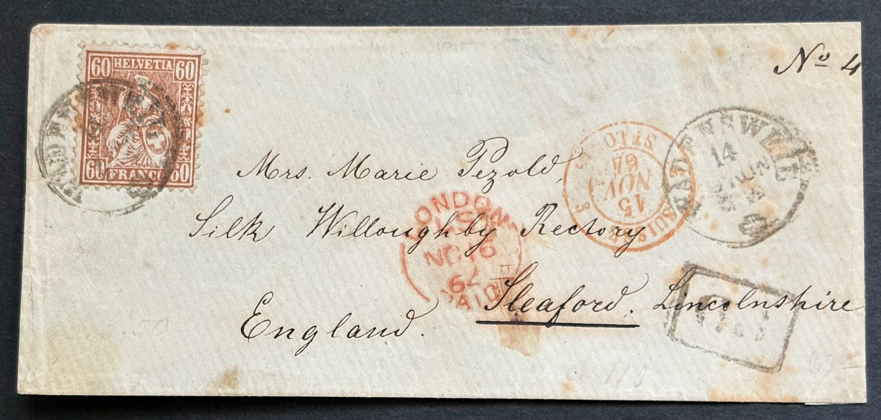 Tutti i francobolli: SCHWEIZ-LONDON 1864 – Usato da Ostermundigen venduto da Heavenmaus75