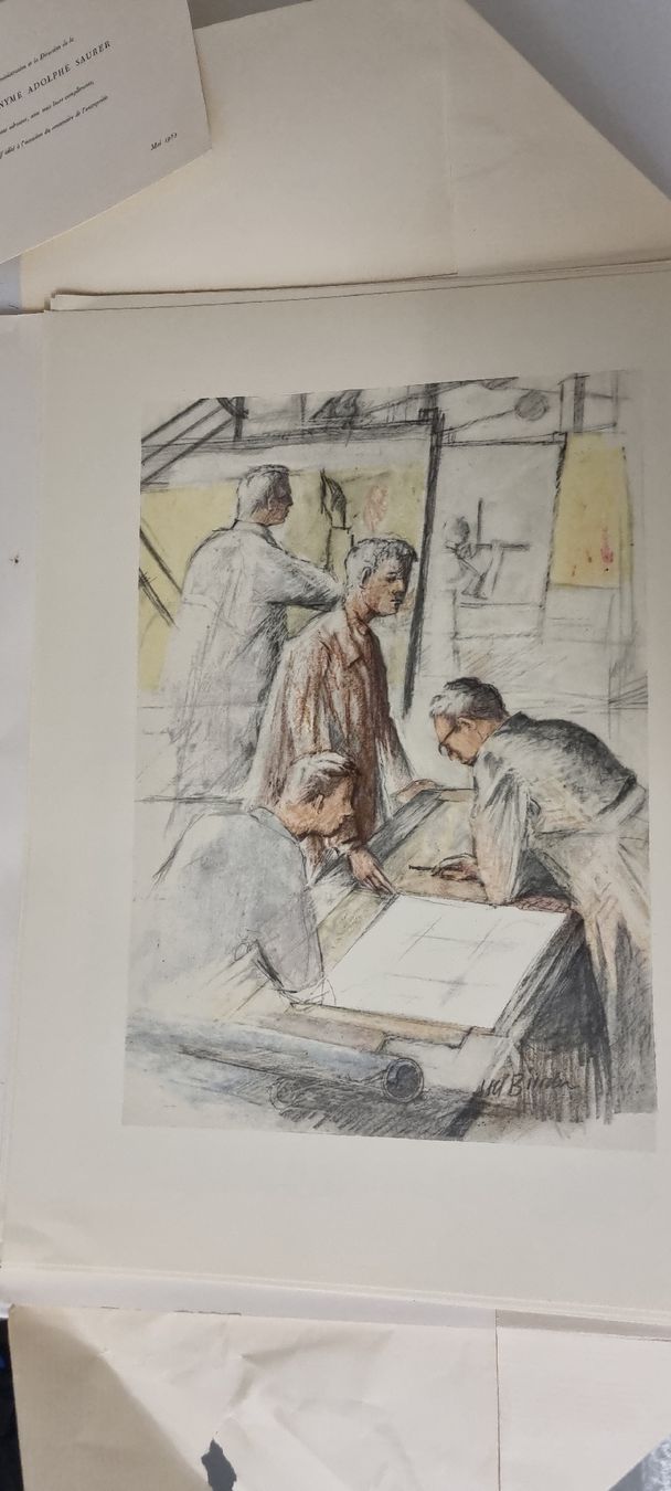 Grafica & Litografie: Saurer Werkbilder 1853-1953 – Usato da Moosseedorf venduto da dfe_s5hz 9