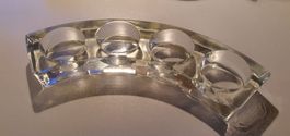 1 Kerzenhalter für 4 Teelichter aus Glas