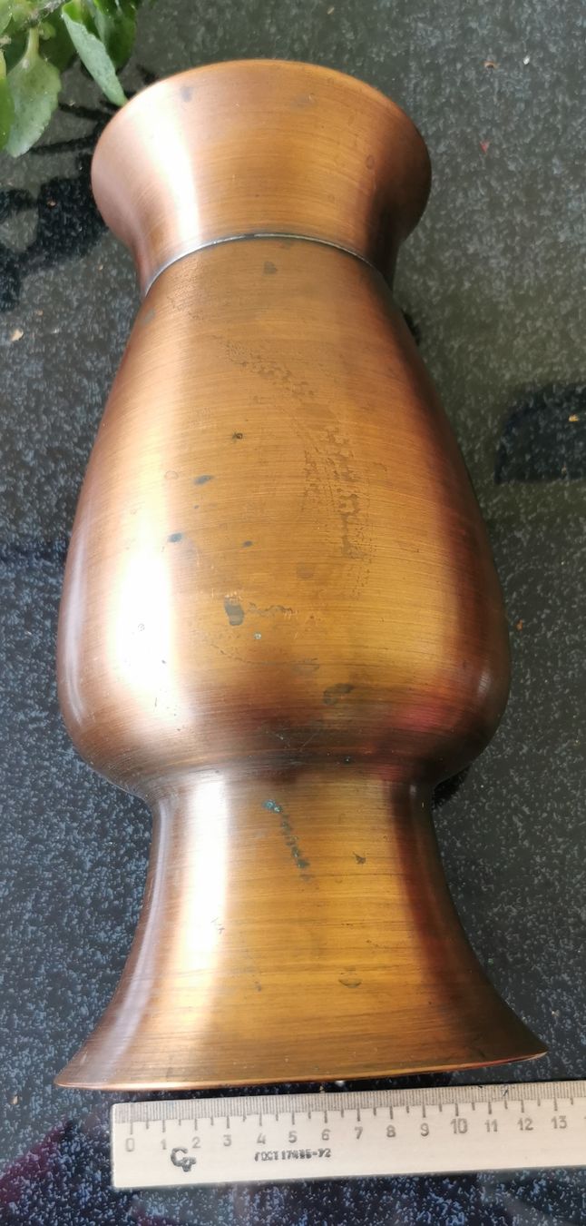 Vasen & Gefässe: Kupfervase, vintage, ca. 25 cm hoch – Gebraucht aus Frasnacht von krutsta1 4