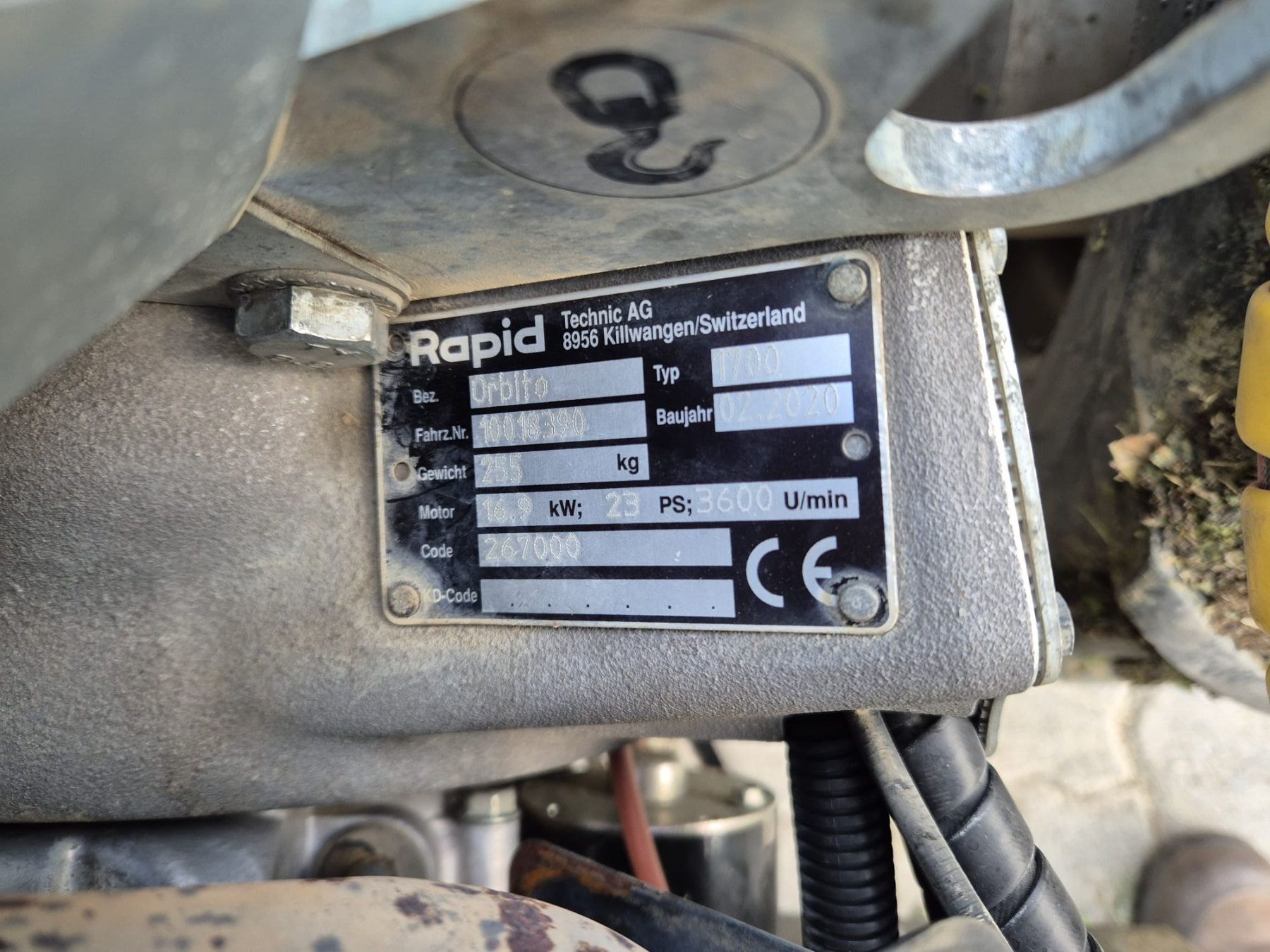 Rapid Tutte le macchine: Rapid Orbito 1700 Motormäher – Usato da Wikon venduto da Goepfzuercher 3
