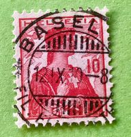  Nr.120 Brustbild der Helvetia mit Schwert GESTEMPELT    