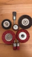 Schleifbürsten Set Metall und Kunststoff gebraucht 8 Stück