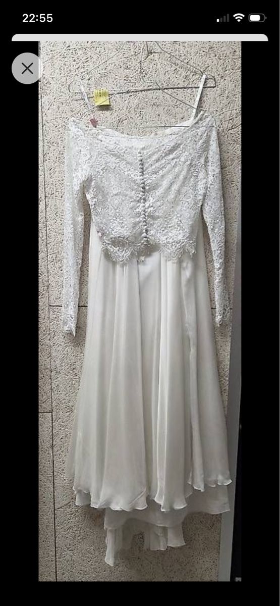 Kleider: Hochzeitskleid 2 Teiler Grösse S. – Gebraucht aus Zürich von janine_stalder