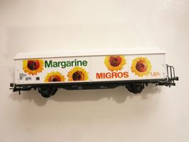 ROCO H0 DC HBIS WAGEN MIGROS MARGARINE NEU+OVP
