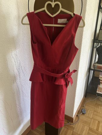 Karen Millen Sommerkleid rot Gr. 38/UK10 top Zustand 