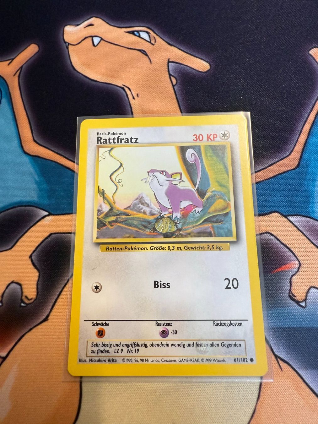 Pokémon Carte collezionabili: Rattfratz (BS 61) - Base Set – Usato da Bülach venduto da Pfrenzel