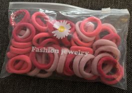 Haargummis Set Mädchen Sommer 50 Stück, neu