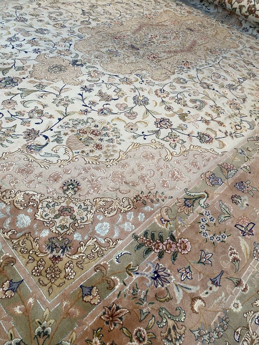 Tappeti: Perserteppich Tabriz Seidenkette 358x245 pro. Gewaschen – Usato da Zürich venduto da Simodo 2