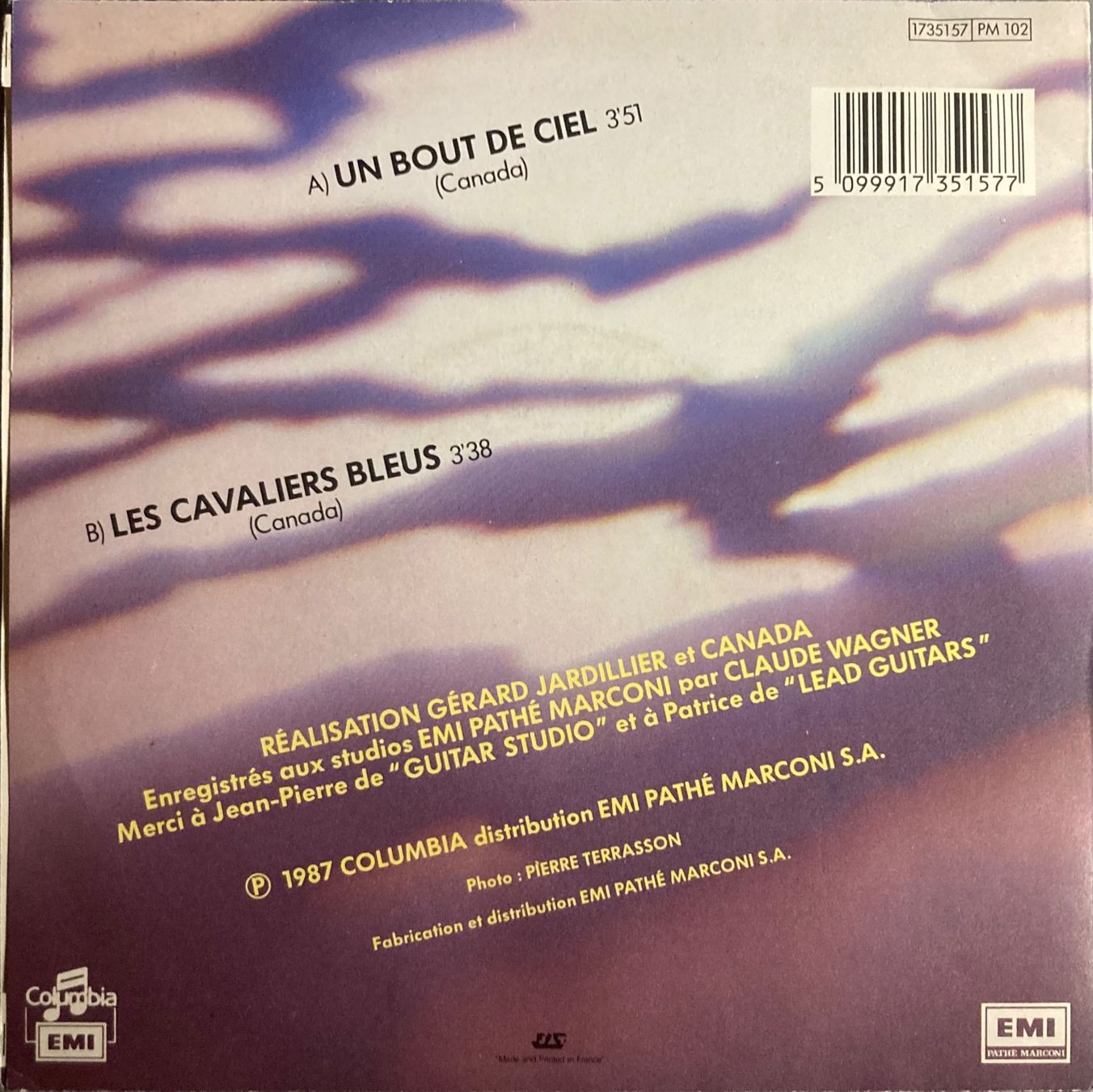 Dischi in vinile: CANADA - UN BOUT DE CIEL – Usato da Poliez-Pittet venduto da Newtown-Records 1
