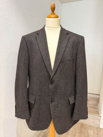 Hugo Boss Pasini Sakko Gr. 54 Braun/Grau Schurwolle