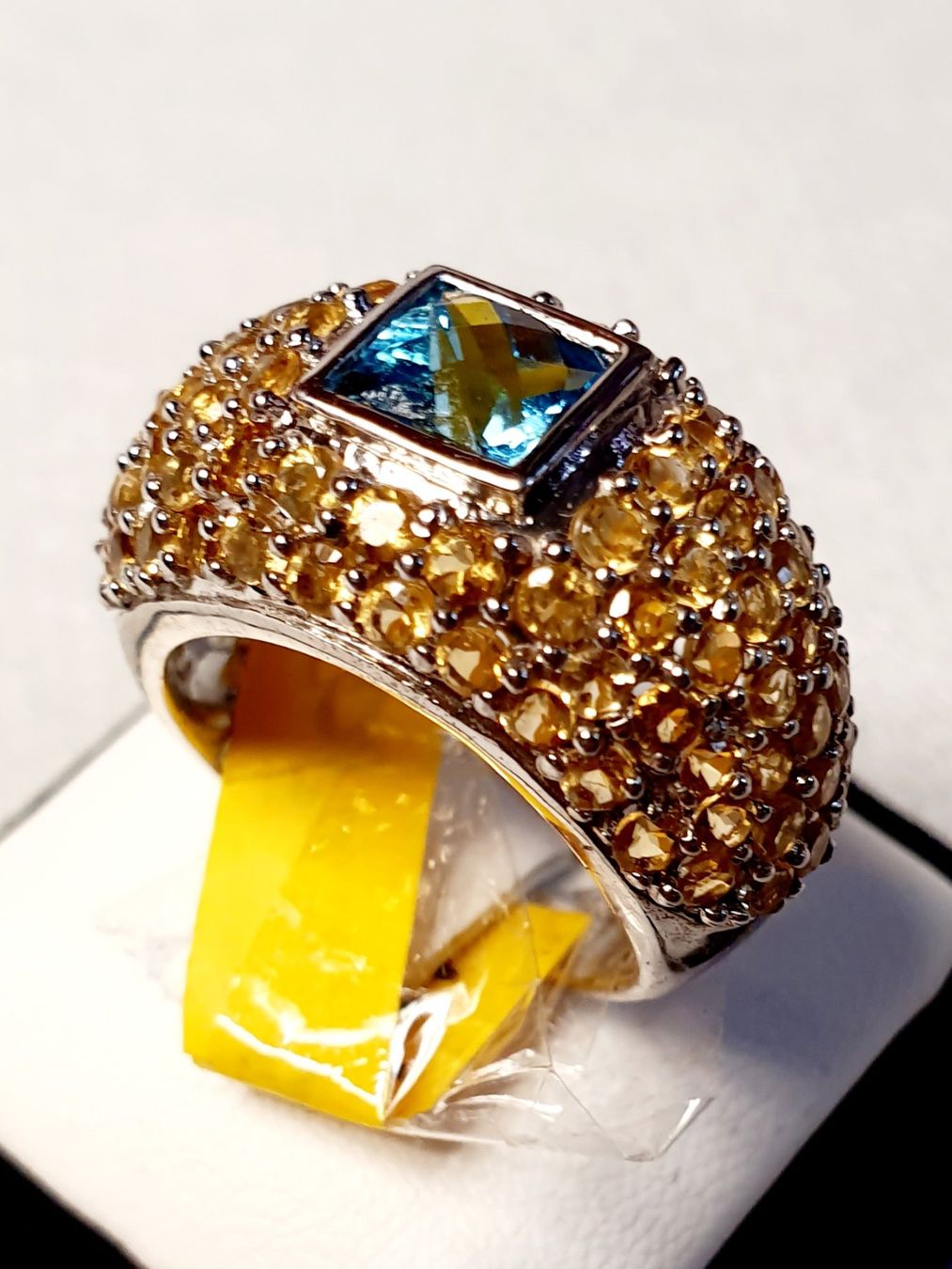Anelli: Safir gelb Ring – Nuovo (secondo la descrizione) da Zürich venduto da benedikt12 3