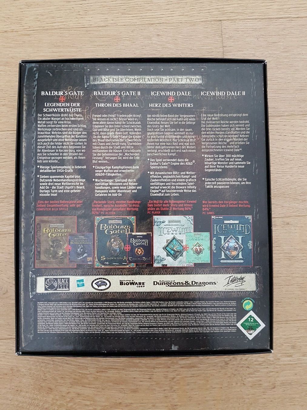 Giochi: Black Isle Compilation 2 - Big Box - PC – Usato da Carouge GE venduto da Franllo 1