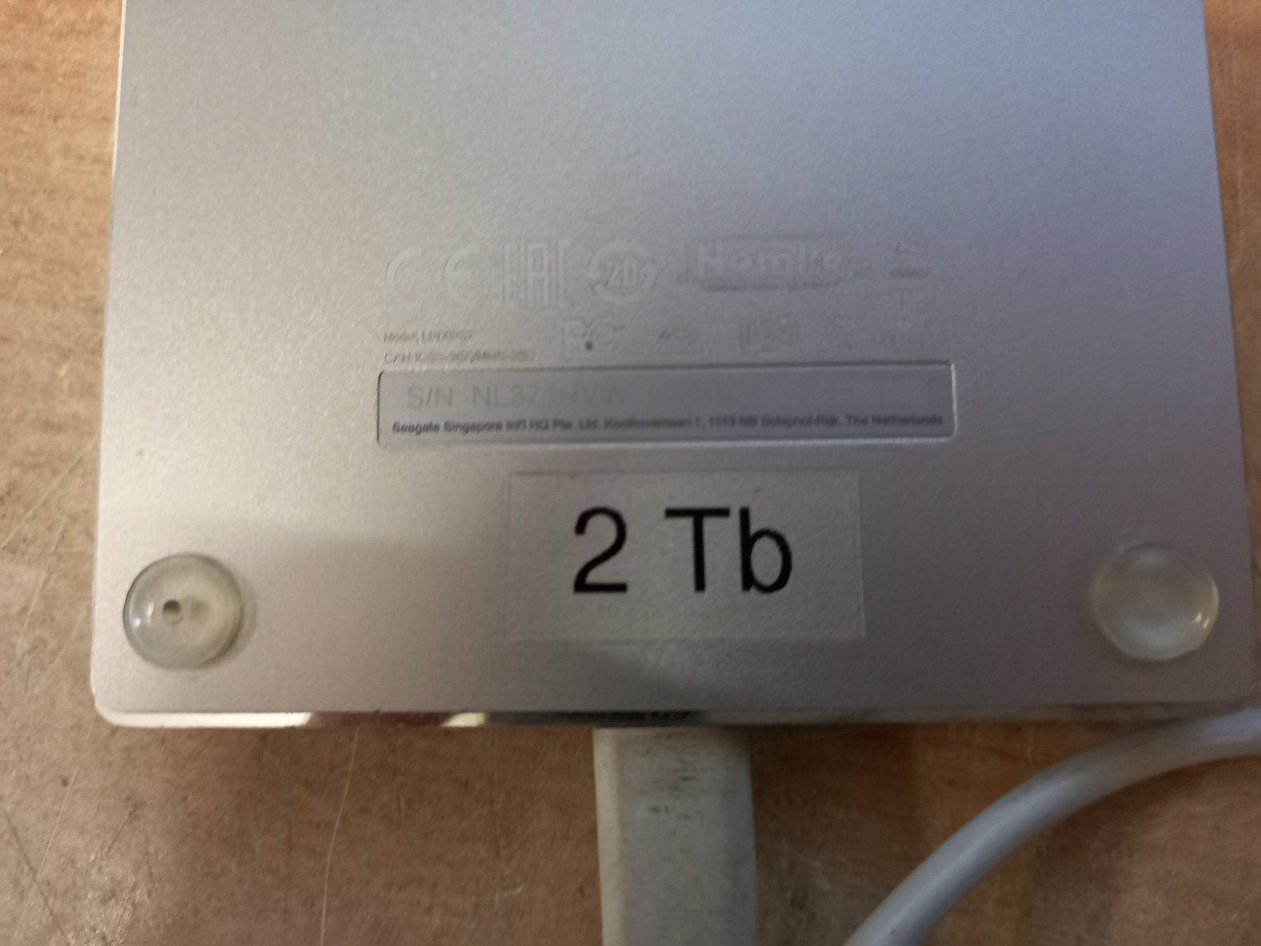 Harddisks: usb-C Festplatte 2TB – Gebraucht aus Romont FR von ventecomp 1