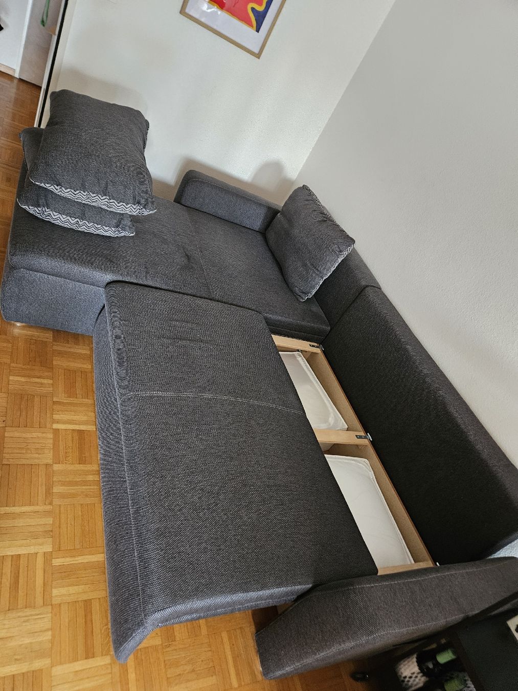 Ikea Divani: Bettsofa IKEA mit Recamiere. Dark Gray – Usato da Zürich venduto da dio_bbg2 2