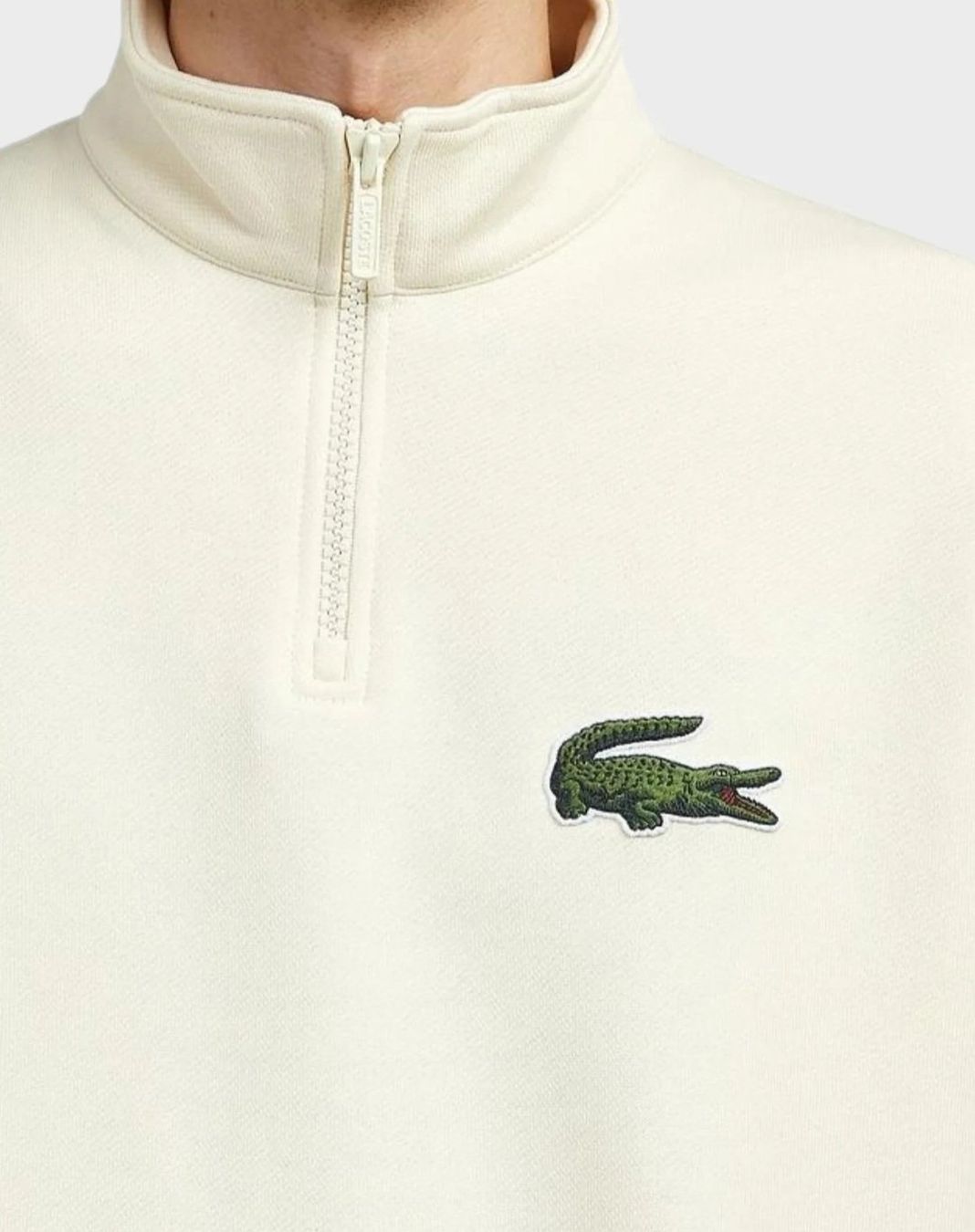 Lacoste Maglioni & Felpe: Lacoste HALFZIP UNISEX- Sweatshirt - beige – Nuovo (secondo la descrizione) da Uerikon venduto da mic_wq28 1